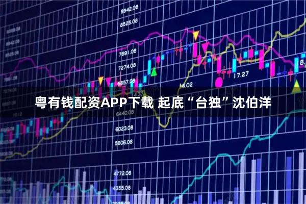 粤有钱配资APP下载 起底“台独”沈伯洋